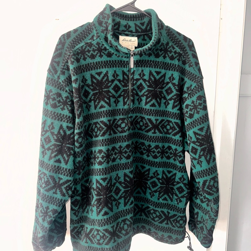 Vintage Eddie Bauer Quarter Zip Fleece